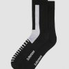 Accessoires Dr. Martens Toutes Les Chaussettes | Chaussettes En Melange Biologique Double Doc Noir + Blanc — Melange De Coton