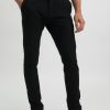 Homme Benson & Cherry Les Bas | Chino Couple Slim Jastone Noir