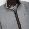 Homme Benson & Cherry Pulls Et Gilets Pour Homme | Cardigan Doux A Fermeture Zippee Filorka Gris