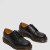 Messieurs Dr. Martens Chaussures Fabriquees En Angleterre | Chaussures Brogue Vintage 3989 Quilon En Cuir Noir — Quilon