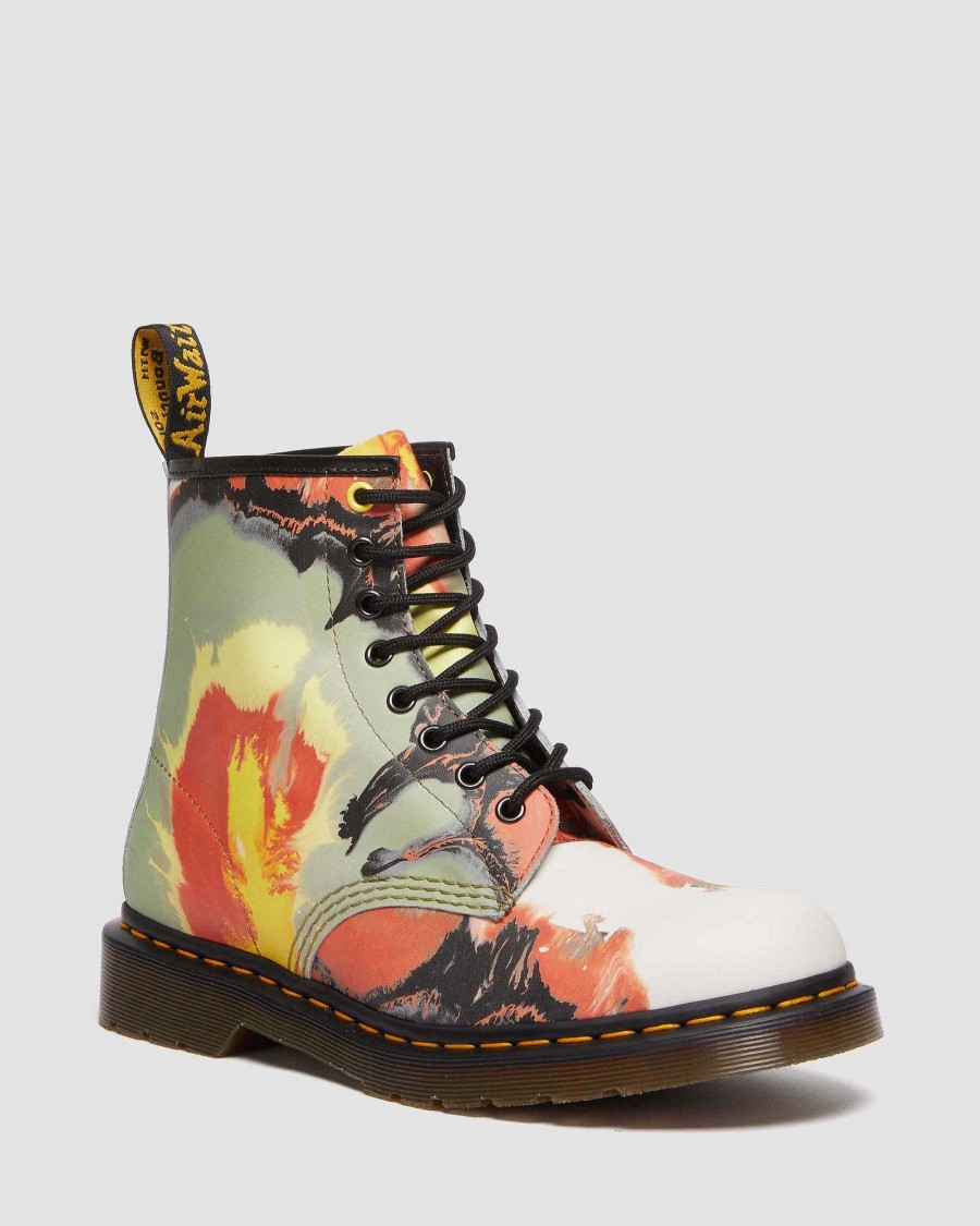 Messieurs Dr. Martens Tenias | 1460 Peignes En Cuir Evase Volcanique Tate Multi-Couronne — Revers