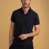 Homme Benson & Cherry Polos Pour Homme | Polo Stretch Basique Ghost Marine