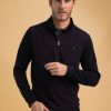 Homme Benson & Cherry Pulls Et Gilets Pour Homme | Pull Col Montant Avec Motifs Sur Le Devant Milord Marine