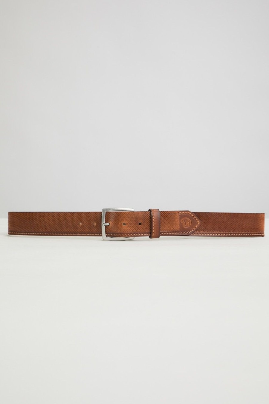 Homme Benson & Cherry Ceinture Homme | Ceinture En Cuir Pique Cidre Camel