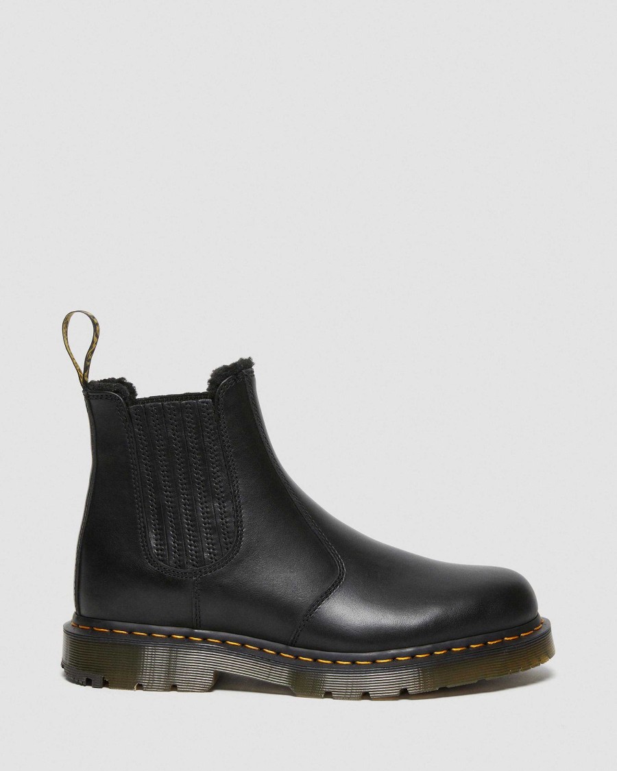 Messieurs Dr. Martens Fourmis D'Hiver | Bottines Chelsea 2976 Dm'S Wintergrip Noir — Blizzard Wp