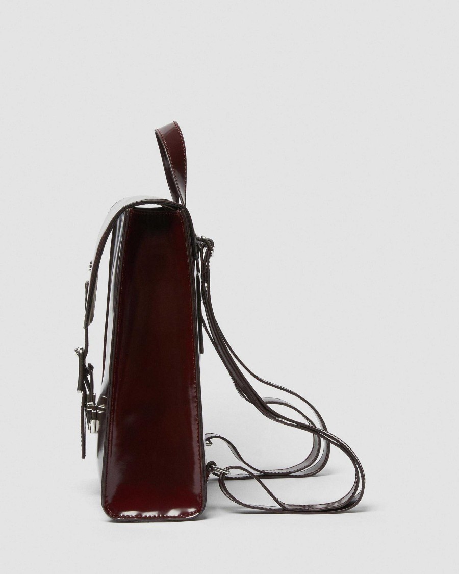 Accessoires Dr. Martens Sacs Vegetaliens | Mini Sac A Dos Vegetalien Rouge — Oxford Rub Off