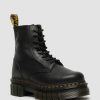 Messieurs Dr. Martens Plateformes | Bottines A Plateforme Audrick Nappa Lux Noir — Nappa Lux