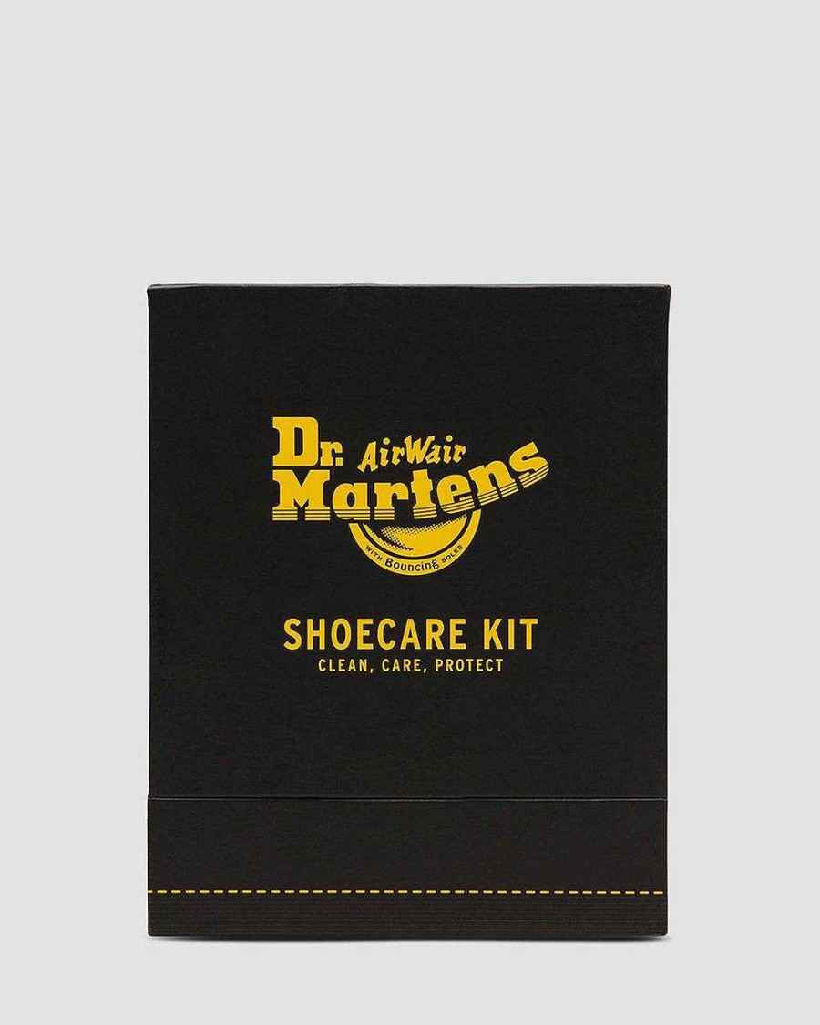 Accessoires Dr. Martens Cires Et Nettoyants Pour Chaussures | Kit D'Entretien De Chaussures Premium - Forfait D'Entretien Noir