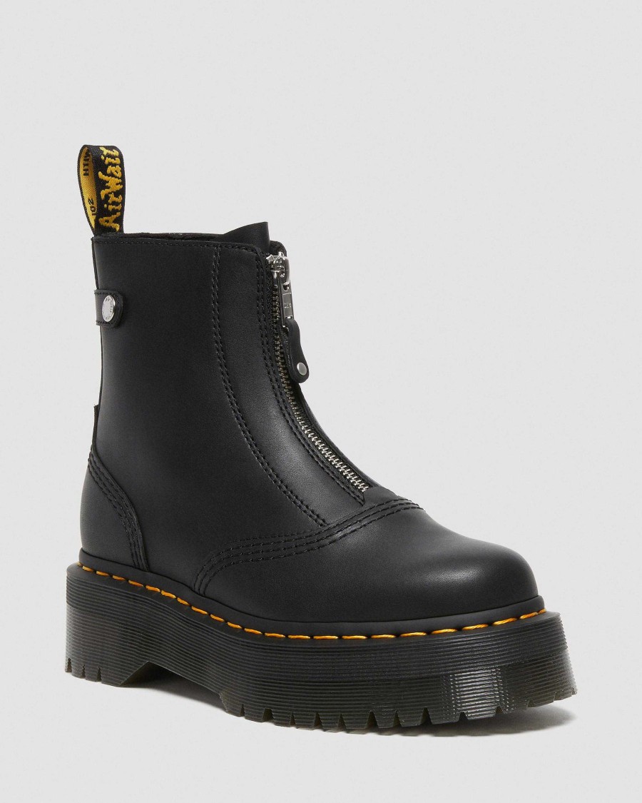 Dames Dr. Martens Fourmis D'Hiver | Plateforme Jetta Maihars Noir — Bois De Santal