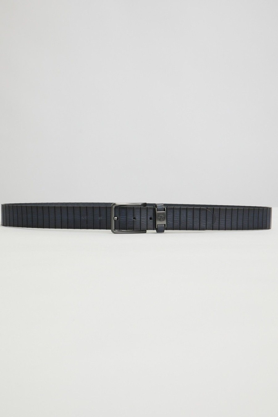 Homme Benson & Cherry Ceinture Homme | Ceinture Pour Homme Effet Rainure Corsica Marine