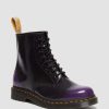 Messieurs Dr. Martens Maiharis Vegetaliens | 1460 Vegan - Peignes A Ruban Noir/Violet Riche — Oxford Rub Off