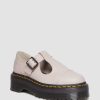 Dames Dr. Martens Chaussures A Semelles Compensees | Chaussures Mary Jane A Plateforme En Cuir Bethan Pisa Taupe Vintage — Pise