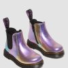 Enfants Dr. Martens Maihars Pour Enfants | Bottines Chelsea En Cuir Froisse Arc-En-Ciel 2976 Pour Tout-Petit Multi — Froisse Arc-En-Ciel