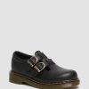 Enfants Dr. Martens Chaussures D'Ecole Pour Filles | Chaussures Mary Jane En Cuir Junior 8065 Softy T Noir — Softy T