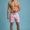 Homme Benson & Cherry Les Bas | Short De Bain Aux Fines Rayures Pilgrim Rose