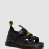 Messieurs Dr. Martens Sandales Noires | Sandales A Sangles Pearson Noir — Element+Sangle