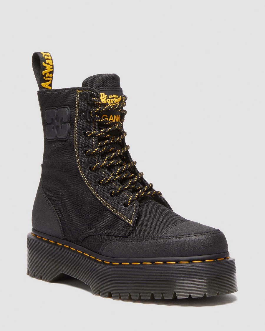 Messieurs Dr. Martens Plateformes | Jadon Ganni -Soutiens-Gorge En Nylon Noir