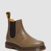 Messieurs Dr. Martens Fourmis D'Hiver | Bottines Chelsea En Cuir 2976 Carrara Olive — Carrare