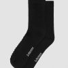 Accessoires Dr. Martens Toutes Les Chaussettes | Chaussettes En Melange Biologique Double Doc Noir — Melange De Coton