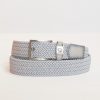 Homme Benson & Cherry Ceinture Homme | Ceinture Tressee Pour Homme Celastique Gris