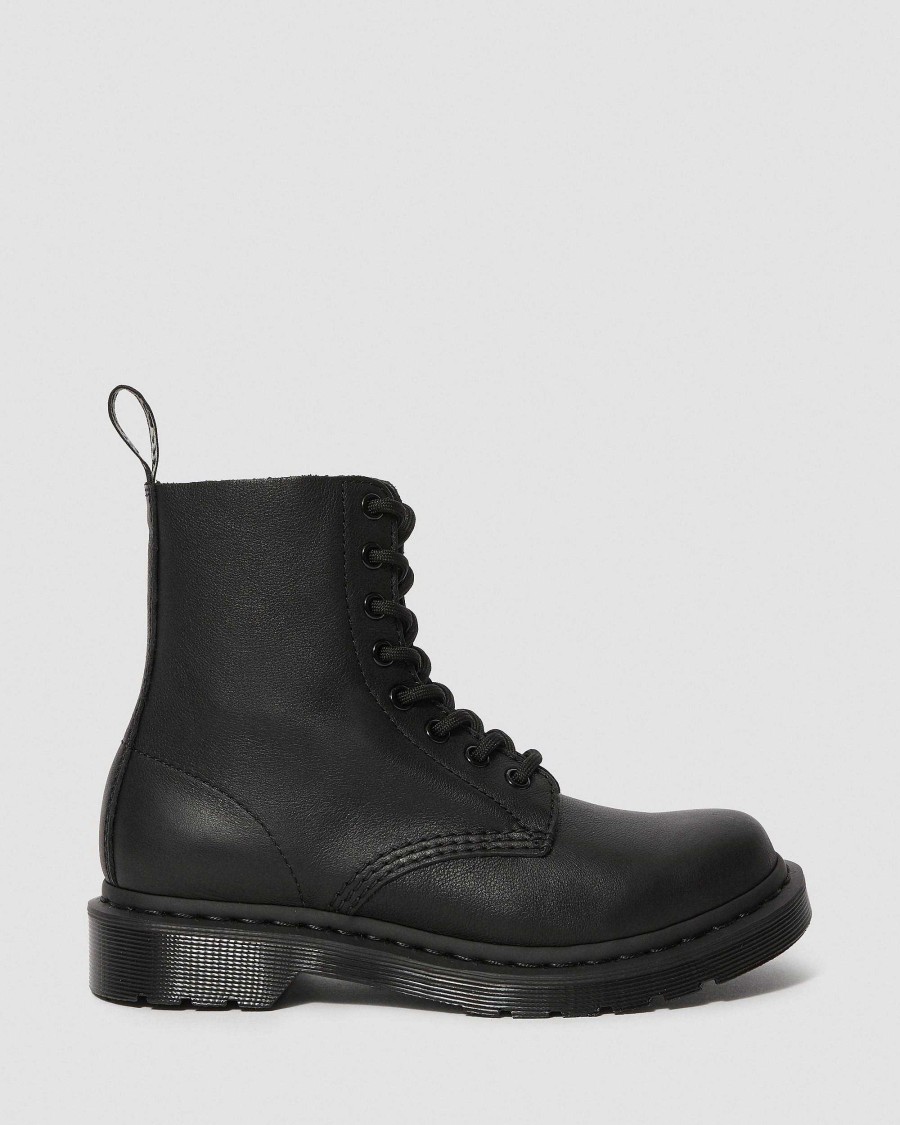 Dames Dr. Martens Tenias | Bottines A Lacets 1460 Pascal Mono Noir — Virginie