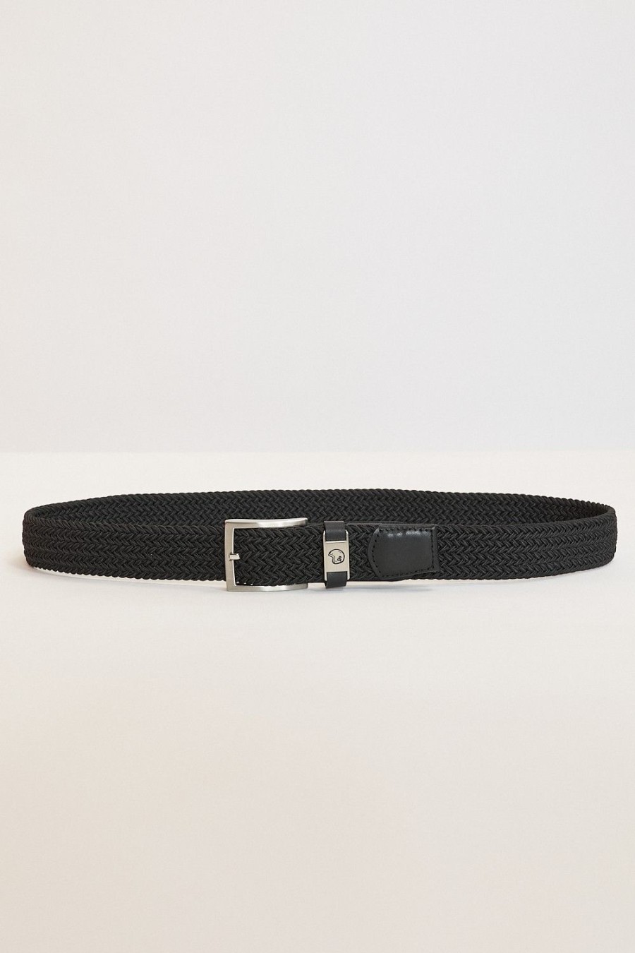 Homme Benson & Cherry Ceinture Homme | Ceinture Tressee Pour Homme Celastique Noir