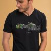 Homme Benson & Cherry T-Shirts Pour Homme | T-Shirt En Coton Imprime Three Wheelers Tereos Noir