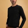 Homme Benson & Cherry Vestes Et Sweaterie Pour Homme | Sweat Basique En Molleton Technique Stone Noir