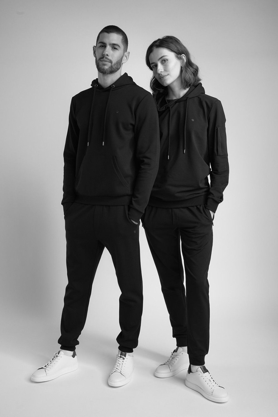 Homme Benson & Cherry Les Bas | Sweatpant En French Terry Judd Noir