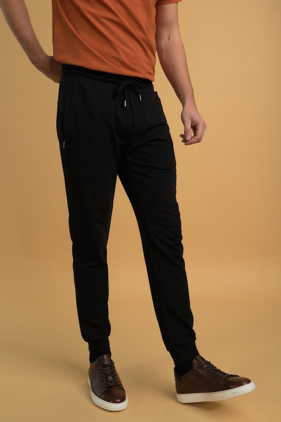 Homme Benson & Cherry Les Bas | Sweatpant En French Terry Judd Noir