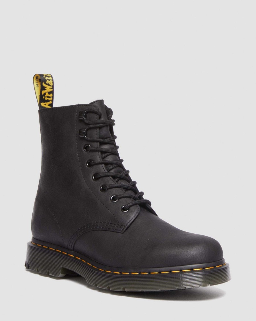 Messieurs Dr. Martens Tenias | 1460 Pascal Cuir Double Polaire - Maihars Noir Hors-La-Loi