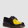 Messieurs Dr. Martens Chaussures A Lacets | 1461 Smiley® Chaussures En Cuir Noir — Lisse