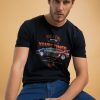 Homme Benson & Cherry T-Shirts Pour Homme | T-Shirt Manches Courtes Lamborgini Countach 80S Taya Marine