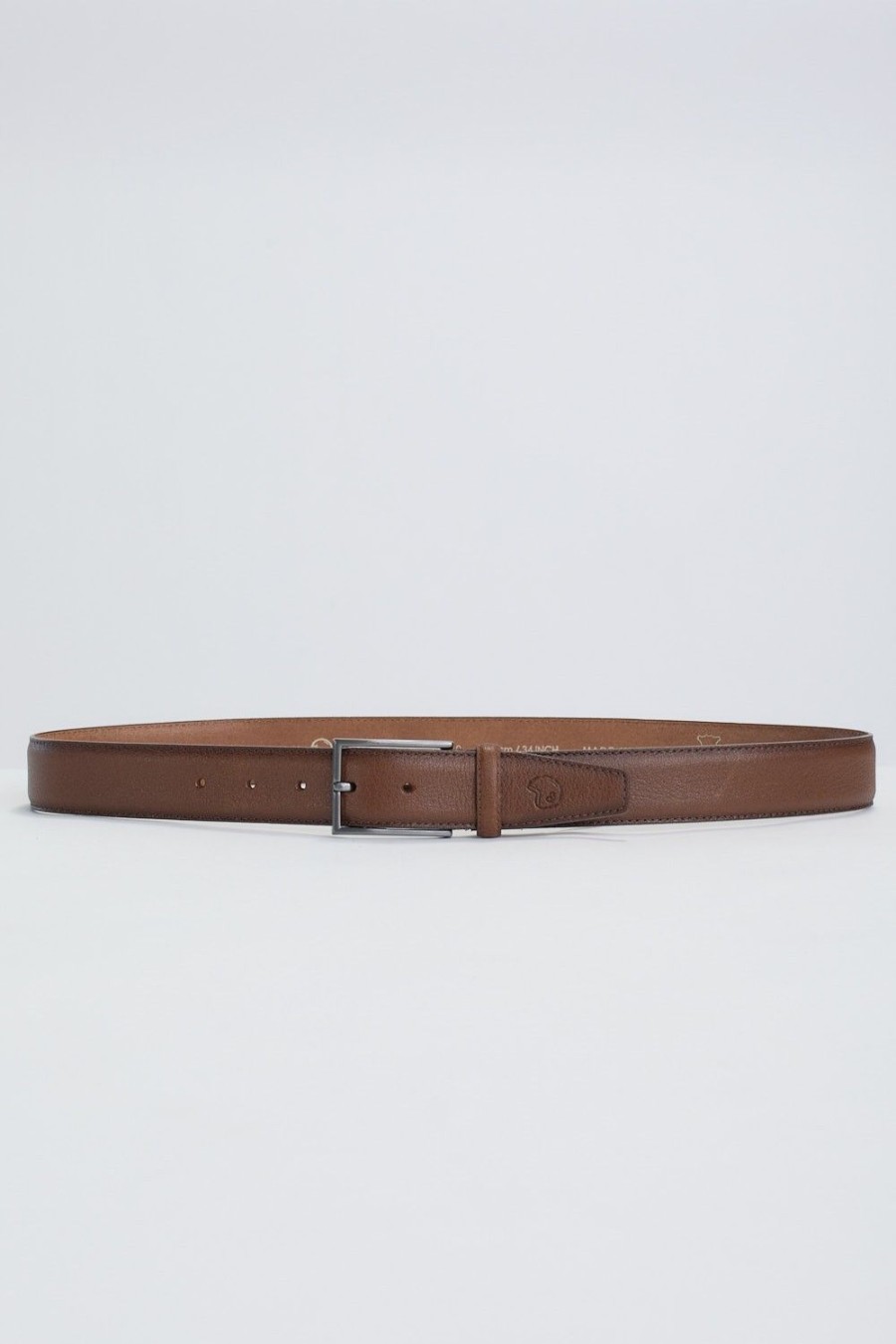 Homme Benson & Cherry Ceinture Homme | Ceinture En Cuir Texture Cinetic Camel