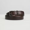 Homme Benson & Cherry Ceinture Homme | Ceinture Basique En Cuir Celeste Choco