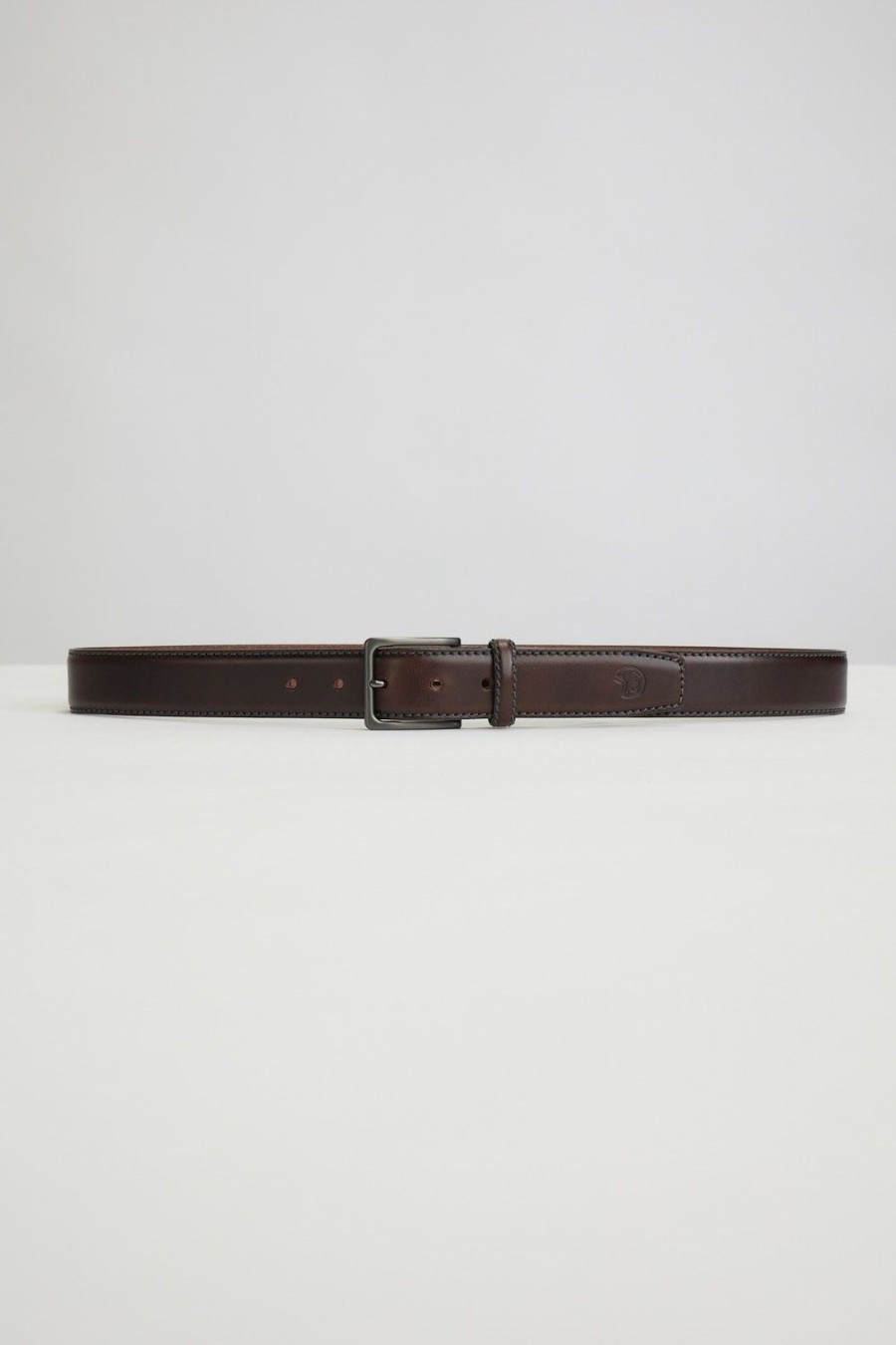 Homme Benson & Cherry Ceinture Homme | Ceinture Basique En Cuir Celeste Choco