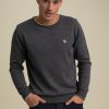 Homme Benson & Cherry Pulls Et Gilets Pour Homme | Pull Col Rond Fretod Anthra