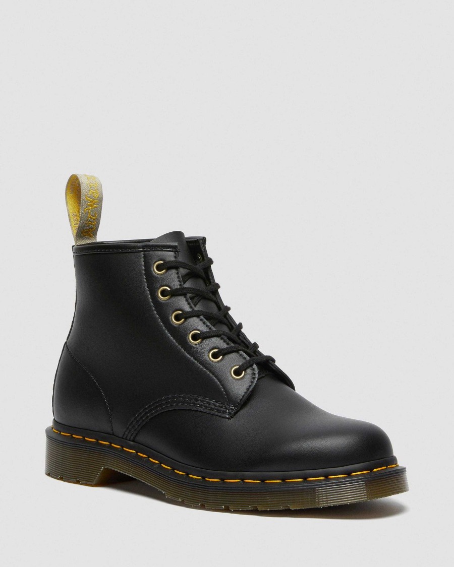 Messieurs Dr. Martens Maiharis Vegetaliens | 101 Felix Bottines Vegetaliennes Noir — Felix Rub Off