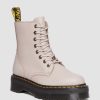 Dames Dr. Martens Tenias | Plateformes Jadon Iii Pise Taupe Vintage — Pise