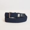 Homme Benson & Cherry Ceinture Homme | Ceinture Tressee Pour Homme Celastique Marine