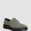 Messieurs Dr. Martens Chaussures A Lacets | 1461 Chaussures En Nubuck Fraise Gris Nickel — Nubuck Fraise Wp