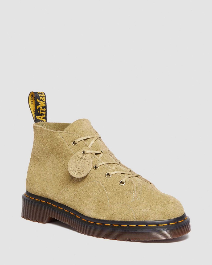 Dames Dr. Martens Bottines | Church Desert Oasis Daim Singe Maihars Olive Clair — Daim Desert Oasis