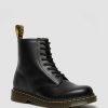 Messieurs Dr. Martens Fourmis D'Hiver | Bottines A Lacets En Cuir Lisse 1460 Noir — Lisse