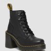 Dames Dr. Martens Maihars A La Peau Douce | Jesy Sendal Cuir - Talons Hauts Noir — Bois De Santal