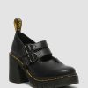 Dames Dr. Martens Chaussures Noires | Eviee Sendal - Mary Jane - Chaussures A Talons En Cuir Noir — Bois De Santal