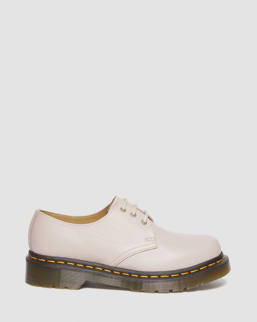 Dames Dr. Martens 1461-Chaussures | 1461 Chaussures En Cuir Virginie Taupe Vintage — Virginie