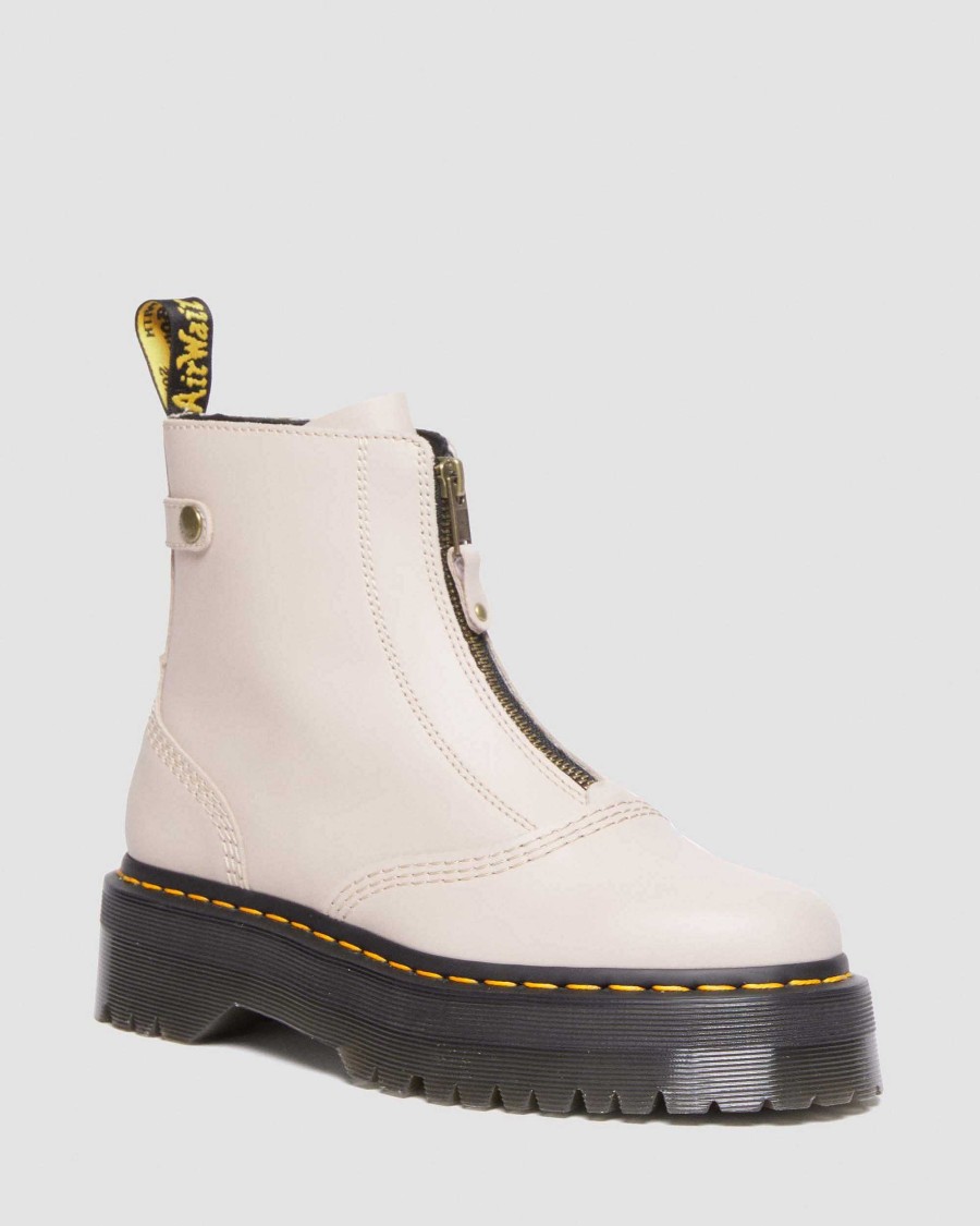 Dames Dr. Martens Plateformes | Plateforme Jetta Maihars Taupe Vintage — Sandale