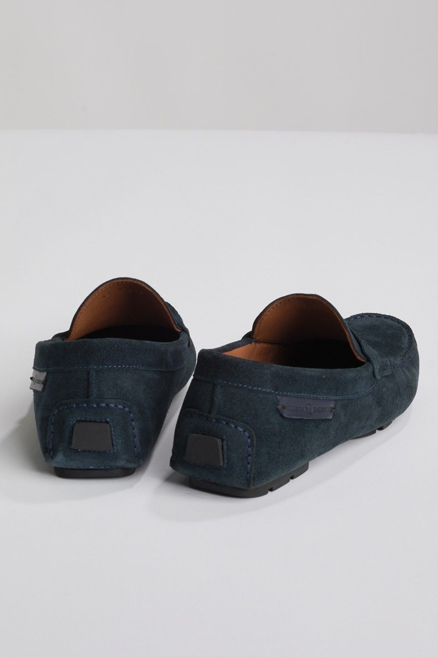 Homme Benson & Cherry | Mocassin En Nubuck Dassin Indigo