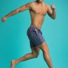 Homme Benson & Cherry Les Bas | Short De Bain Aux Motifs Colores Puff Marine