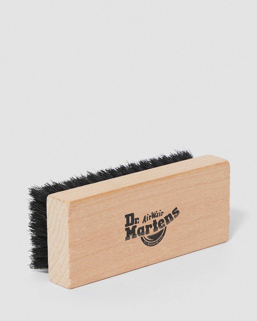 Accessoires Dr. Martens Cires Et Nettoyants Pour Chaussures | Brosse A Chaussures A Poils Noir